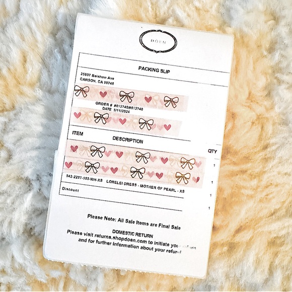 💋SOLD💋🖤🦢DÔEN ‘Lorelei’ Silk Satin Bow Maxi Mother of Pearl Dress XS - Picture 14 of 16